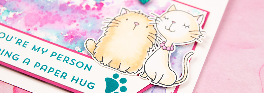 photo header of blog, showing close up of handmade card