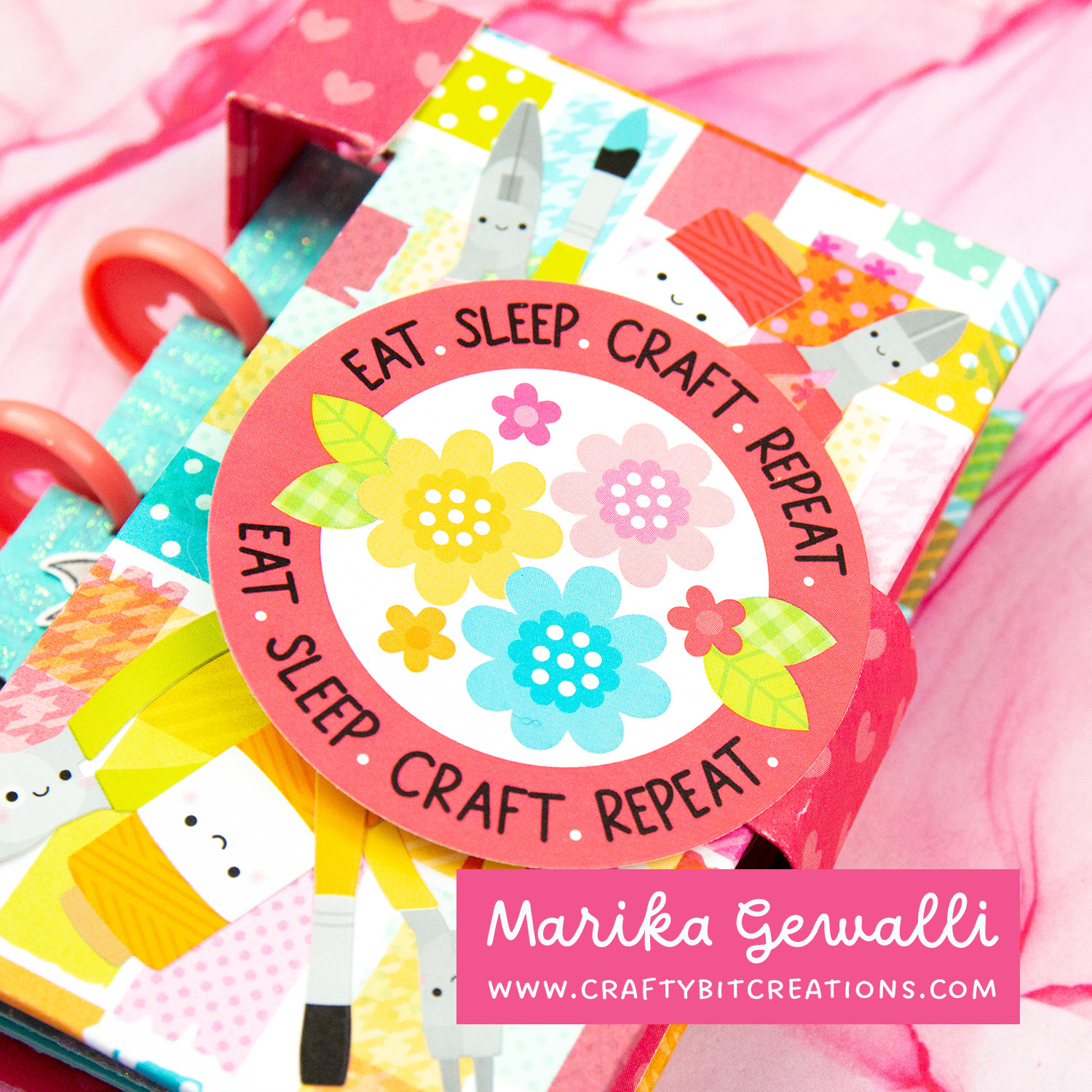 front closed art journal