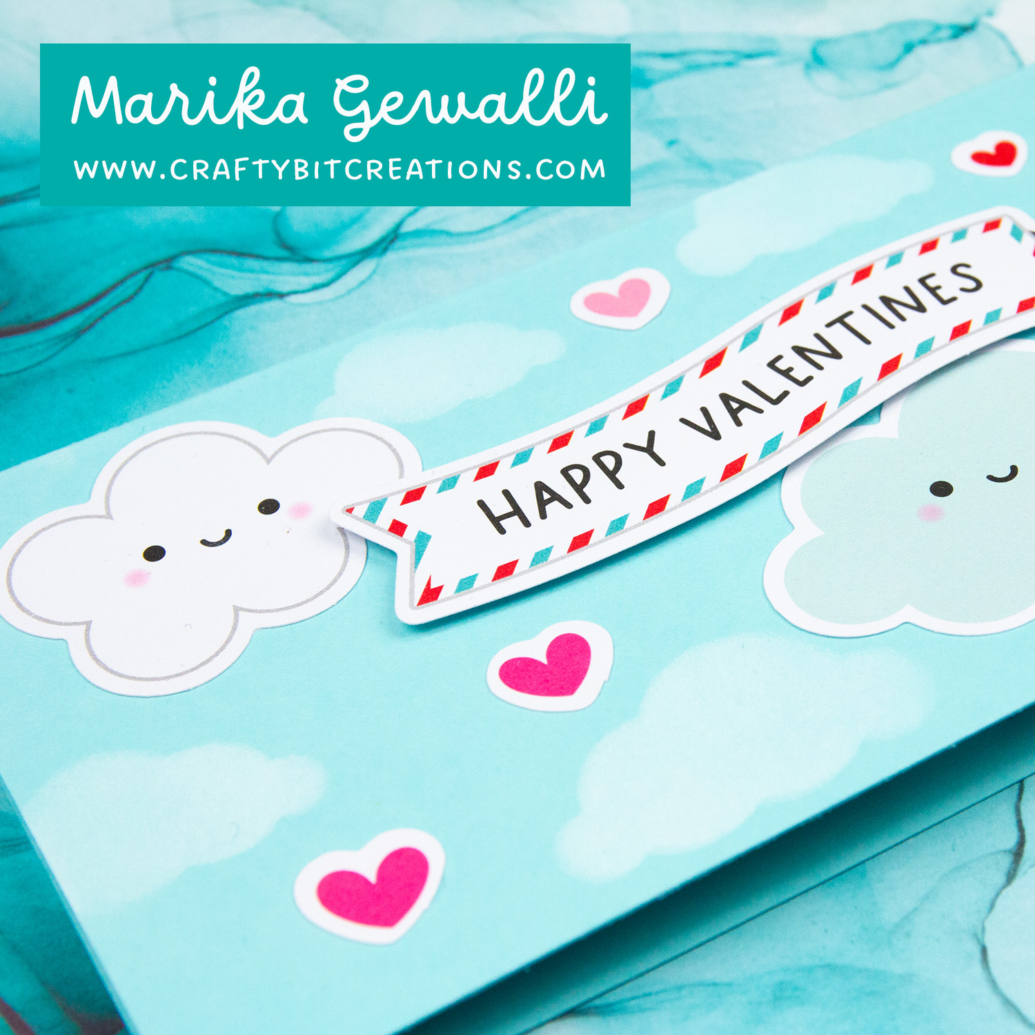 Closeup mini card with diecuts by doodlebug designs