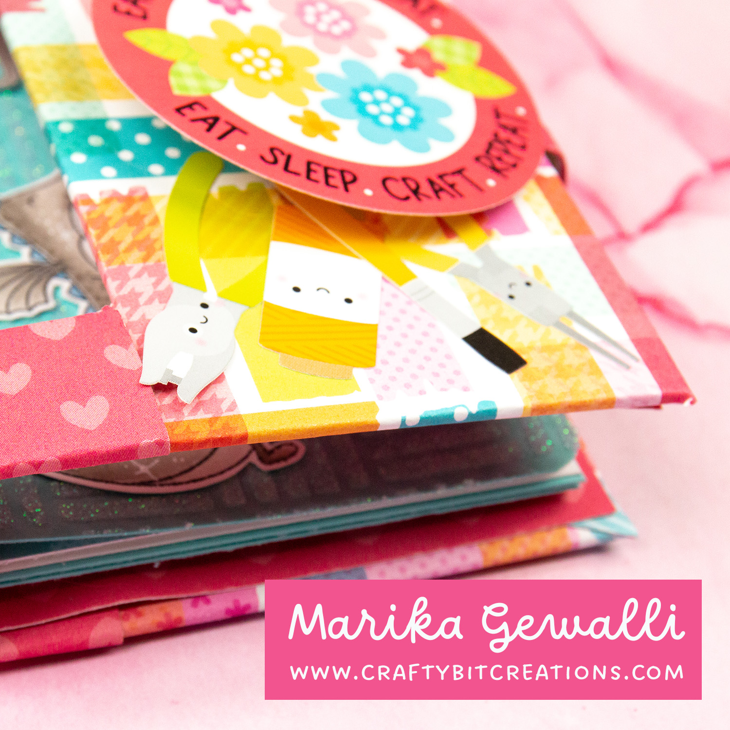 front closed discbound art journal