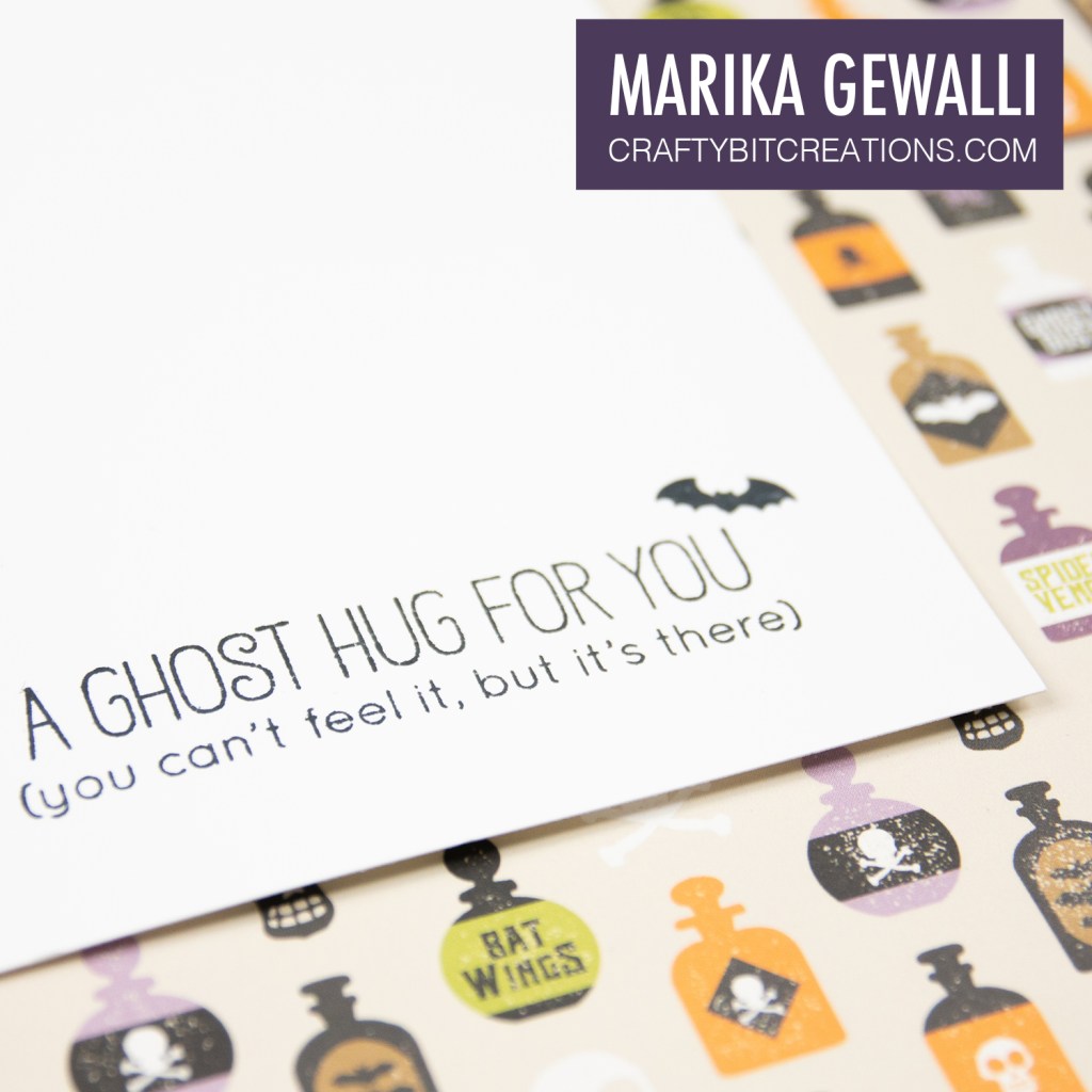 Halloween card with a octopus mermaid as focal image