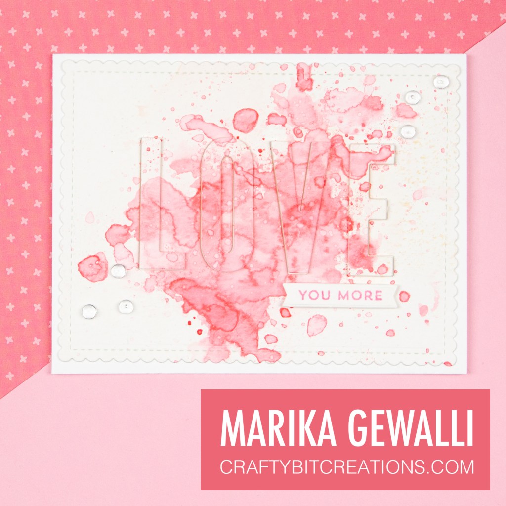 Full image of splash love card