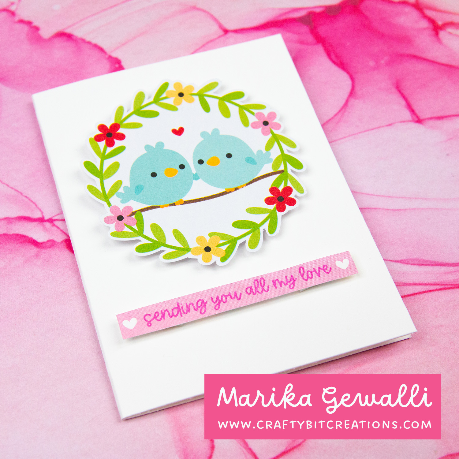 Closeup mini card with diecuts by doodlebug designs