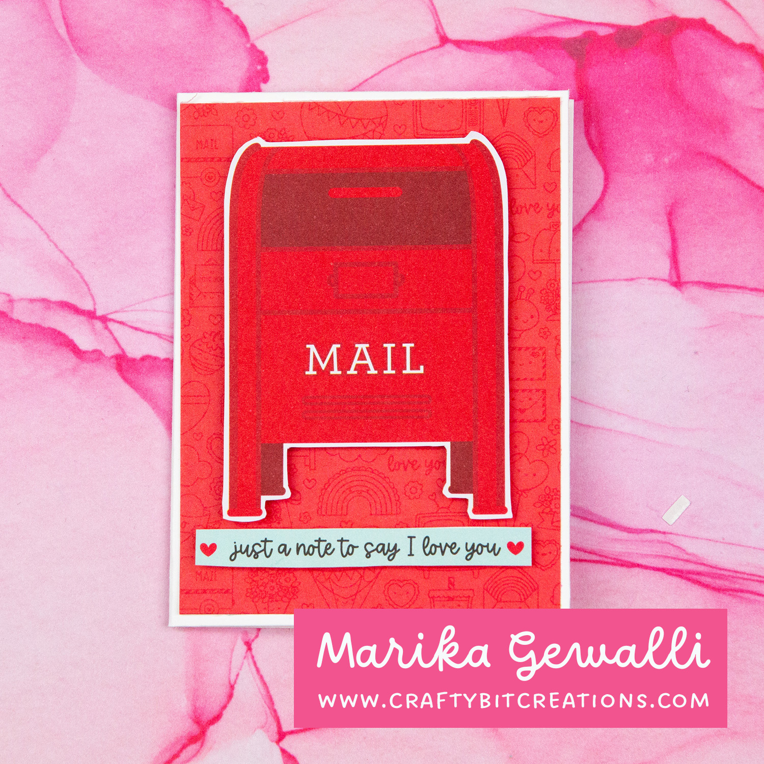 Closeup mini card with diecuts by doodlebug designs