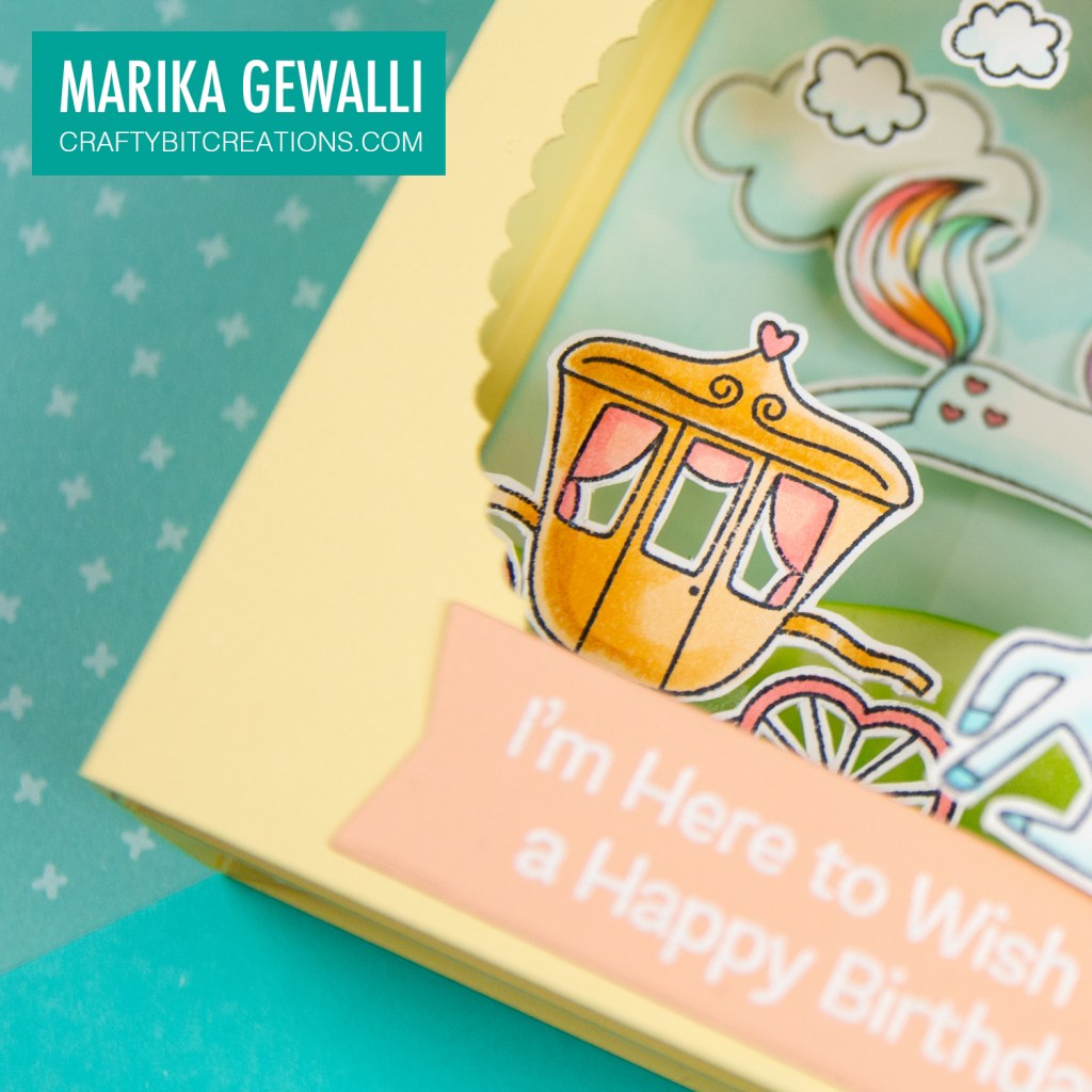 Closeup if the chariot on layer 2 of the shadowbox