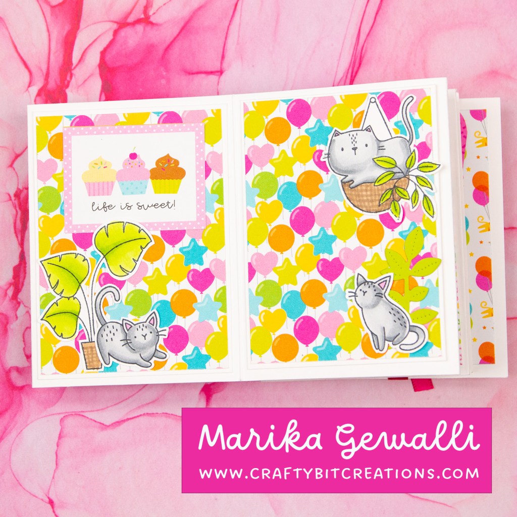 First spread of accordion album