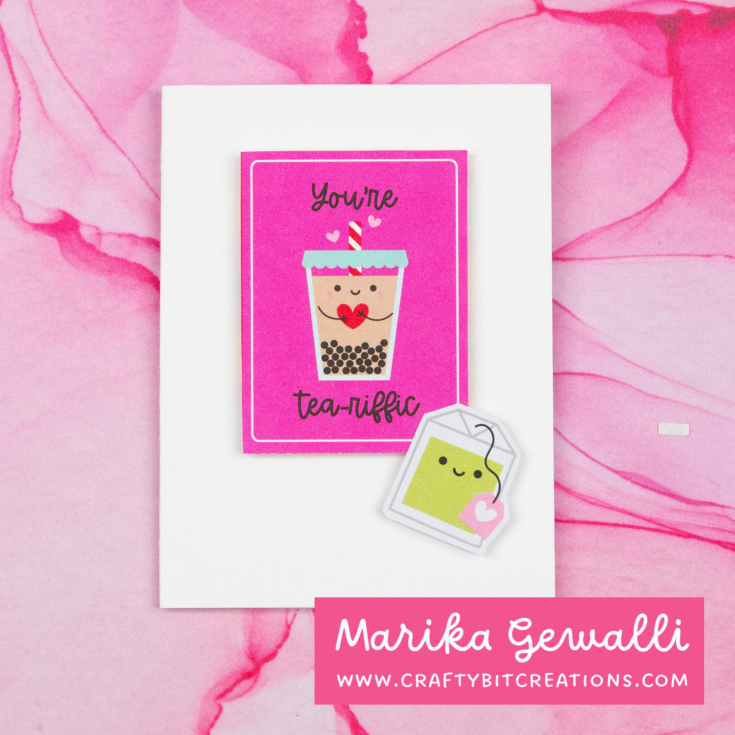 Closeup mini card with diecuts by doodlebug designs