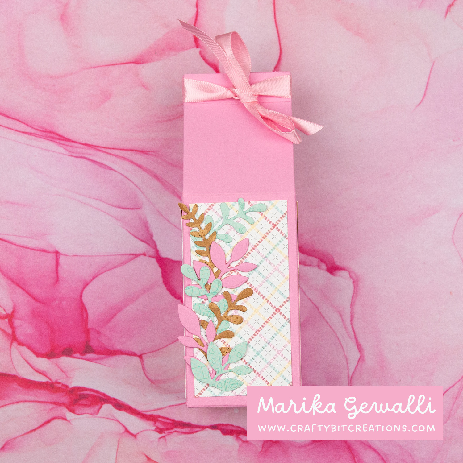 Milk Carton Box, small size shown how to make in this post.